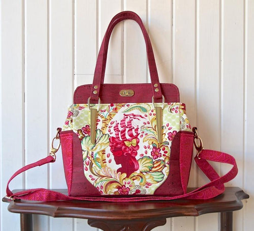 The Aster Handbag Paper Pattern by Blue Calla