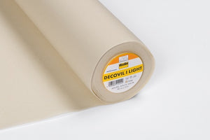 Decovil I Light Beige Non-Woven Fusible Interfacing/ Sold By .50 mtr increments x 90cm wide.