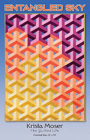 Entangled Sky Paper Quilt Pattern by Krista Moser