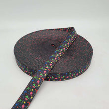 Load image into Gallery viewer, Rainbow Splatter Seat Belt Webbing, bag straps, crossbody straps