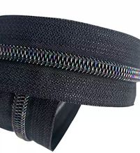 Load image into Gallery viewer, Iridesence # 5 Zipper Tape with Black Tape.