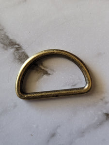 D Ring 20mm, 3/4" bag hardware set of 2