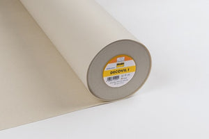 Bulk Buy Vilene Decovil 1 HEAVY WEIGHT Beige Non-Woven Fusible Interfacing/ 15 mtr x 90cm wideFull roll.