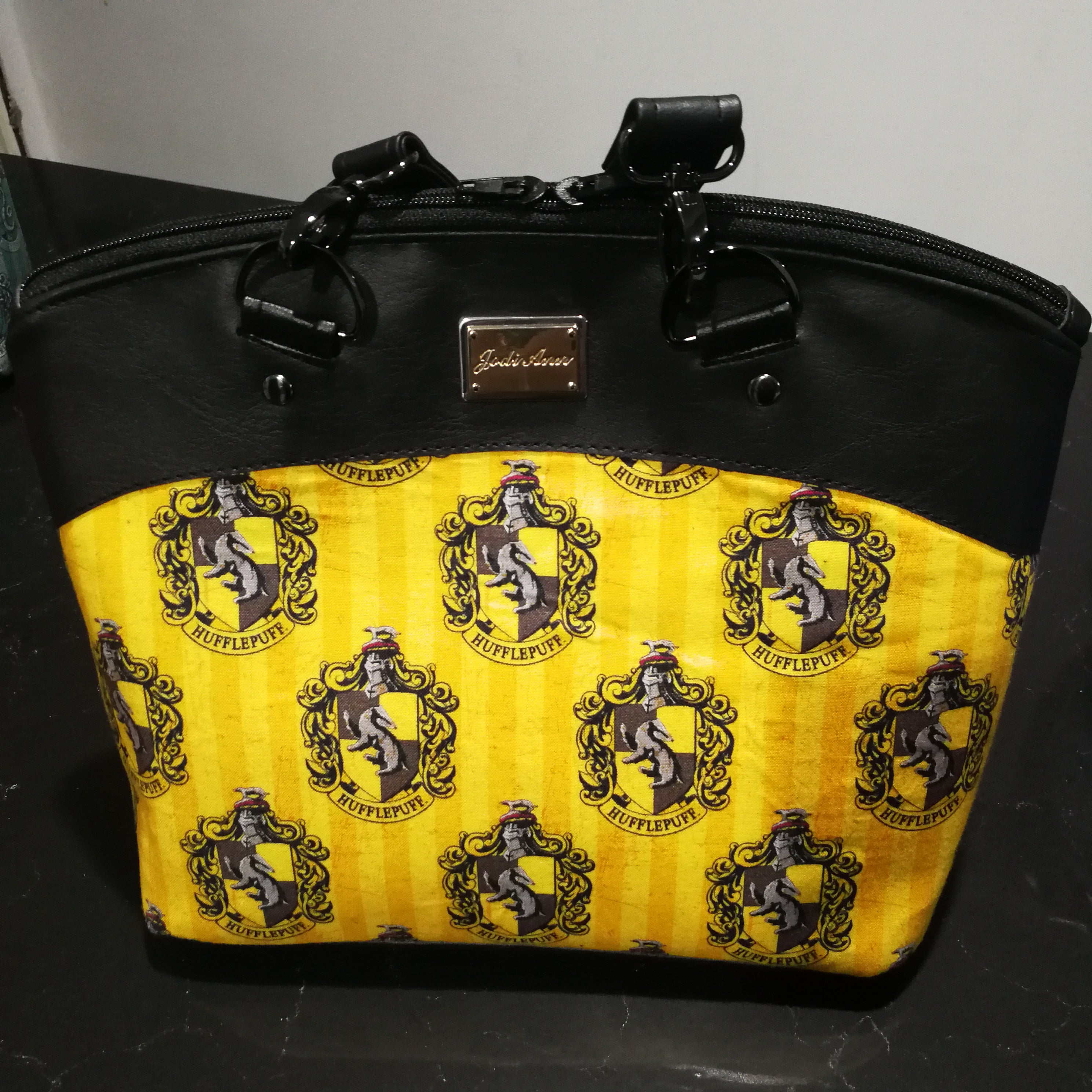 Hufflepuff Lola Domed Bag gift harry potter bag custom made At