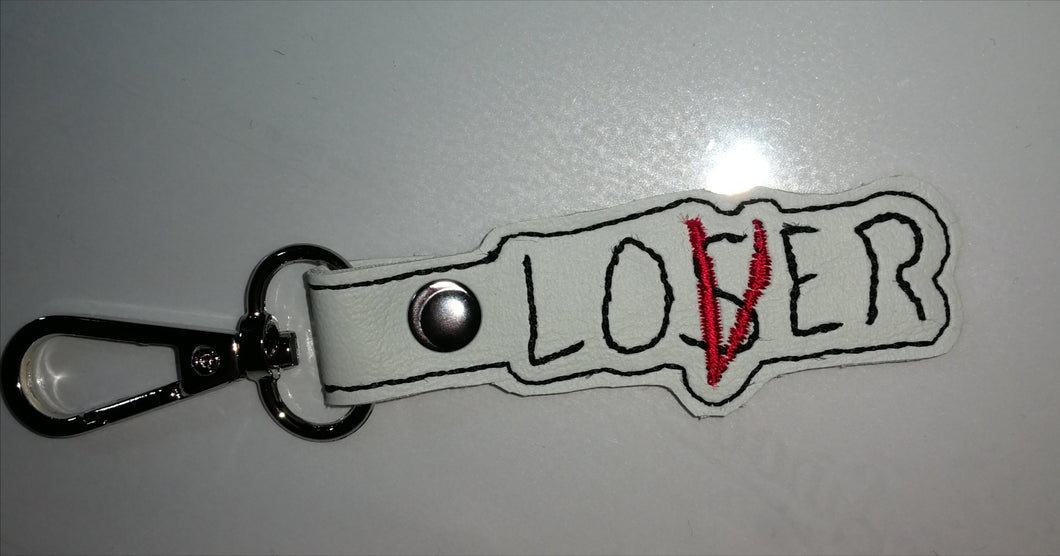 Loser / Lover Key Tag with Clasp