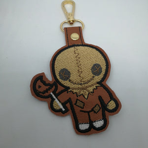 Kawaii Sam the Scarecrow Bag / Key Tag ( Fob )