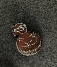 Load image into Gallery viewer, Jack Skellington Zipper Pulls Gunmetal Grey