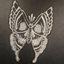 Load image into Gallery viewer, Death Moth Iron On Patch / Skull Moth