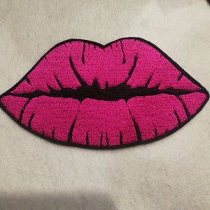 Kissing Lips Iron On patch