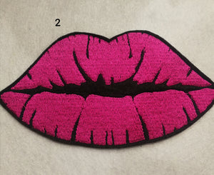 Kissing Lips Iron On patch