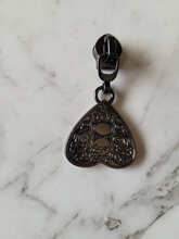 Load image into Gallery viewer, Planchette Zipper Pulls #5, Bag hardware, Gothic Hardware